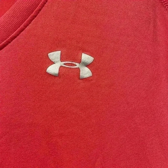 Under Armour Womens Pink Short Sleeve Semi Fitted Tech V-Neck T-Shirt S - Picture 2 of 6